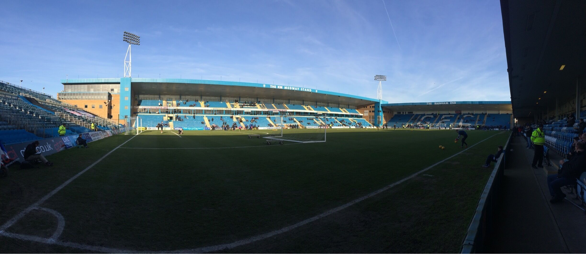 Looking across from the away seats!!!