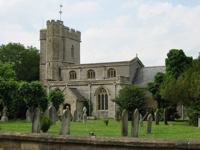 Parish church of St Mary the Virgin and All Saints, Meare, Somerset, seen from the southeast