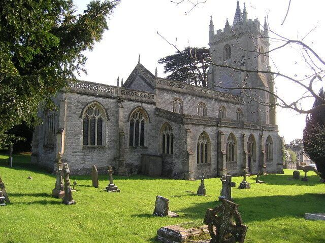 St Nicholas' parish church, West Pennard, Somerset, seen from the northeast