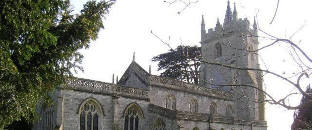 St Nicholas' parish church, West Pennard, Somerset, seen from the northeast