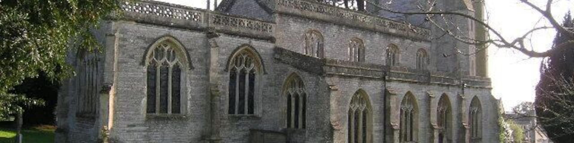 St Nicholas' parish church, West Pennard, Somerset, seen from the northeast