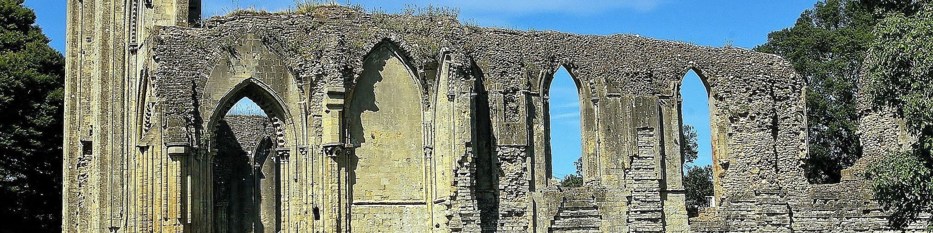 Glastonbury Abbey.