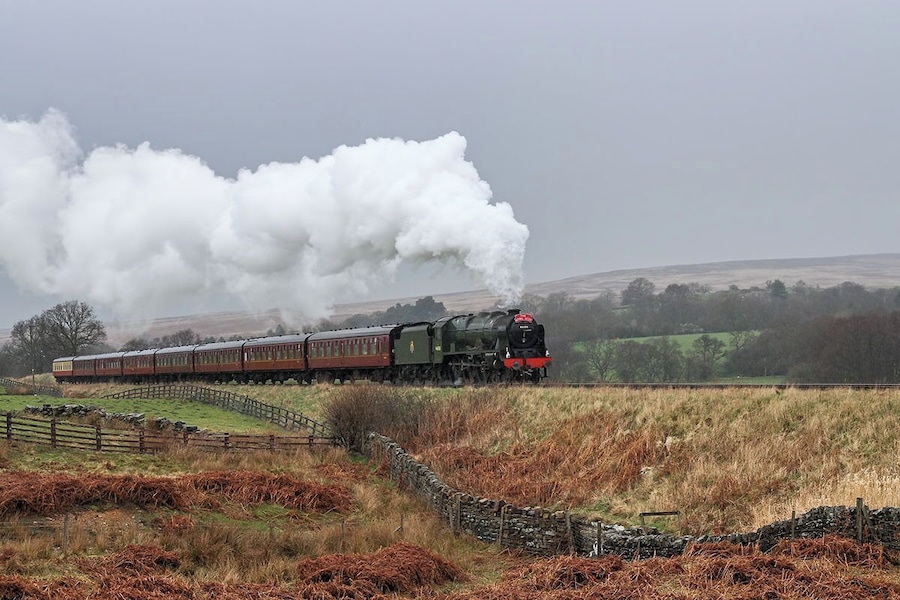 46100 Royal Scot - North Yorkshire Moors Railway, 01/04/2017