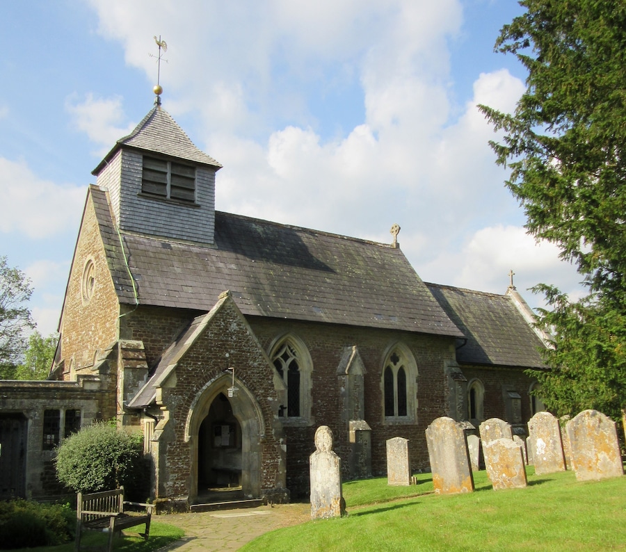St Peter's Church, Church Lane, Hambledon, Borough of Waverley, Surrey, England.