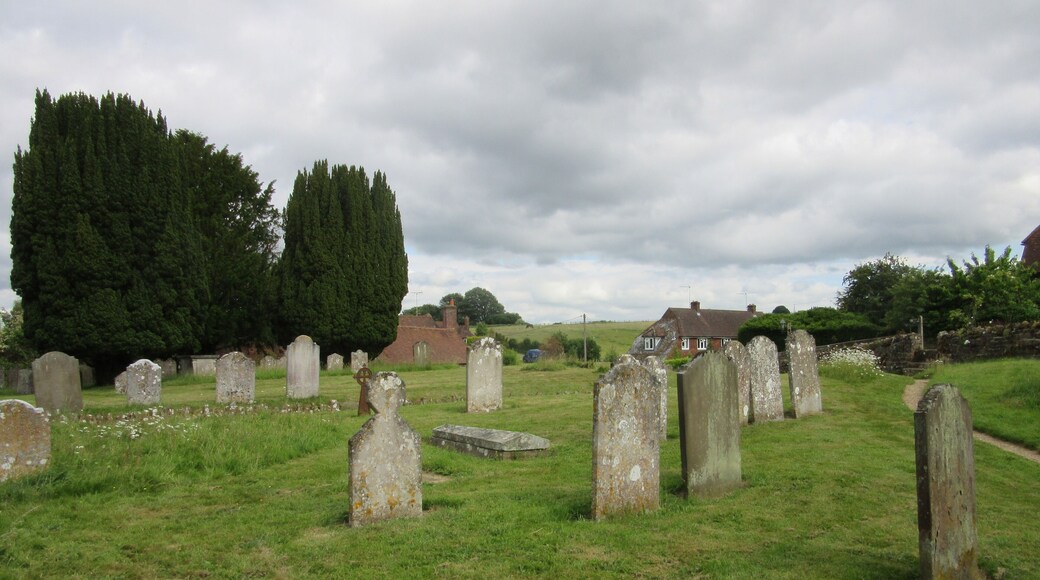 Churchyard of St Michael and All Angels Church, Highfield Lane, Thursley, Borough of Waverley, Surrey, England.