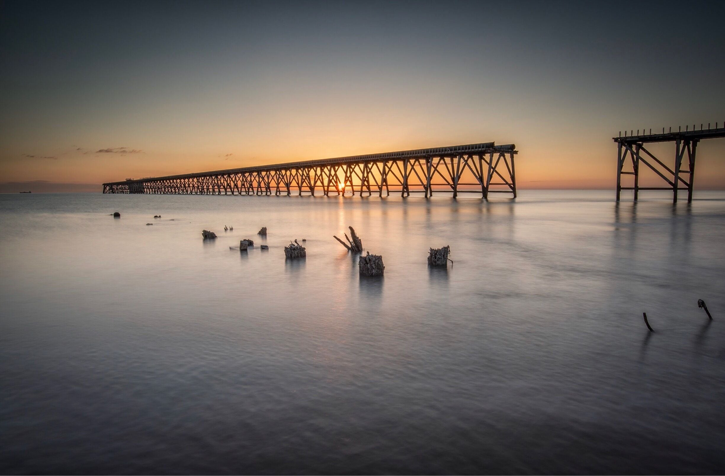 Early morning visit to Steetley Pier