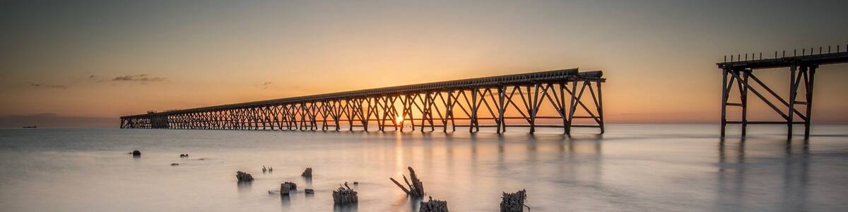 Early morning visit to Steetley Pier