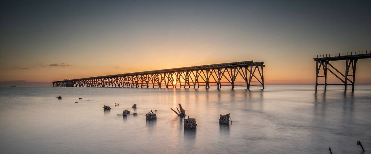 Early morning visit to Steetley Pier