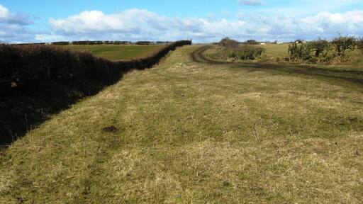 Green lane near High Stotfold Carrying a public footpath, an excellent wide lane