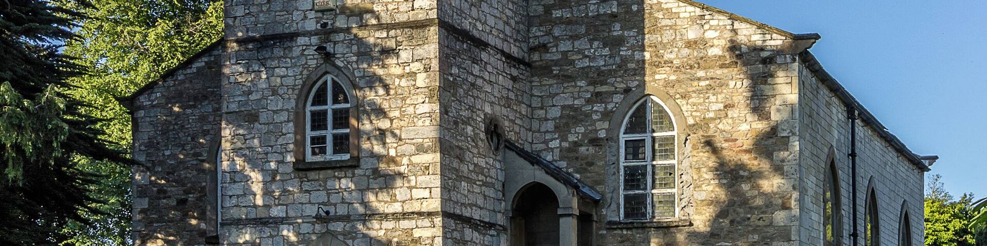 St James' parish church, Castle Eden, County Durham, seen from the southwest