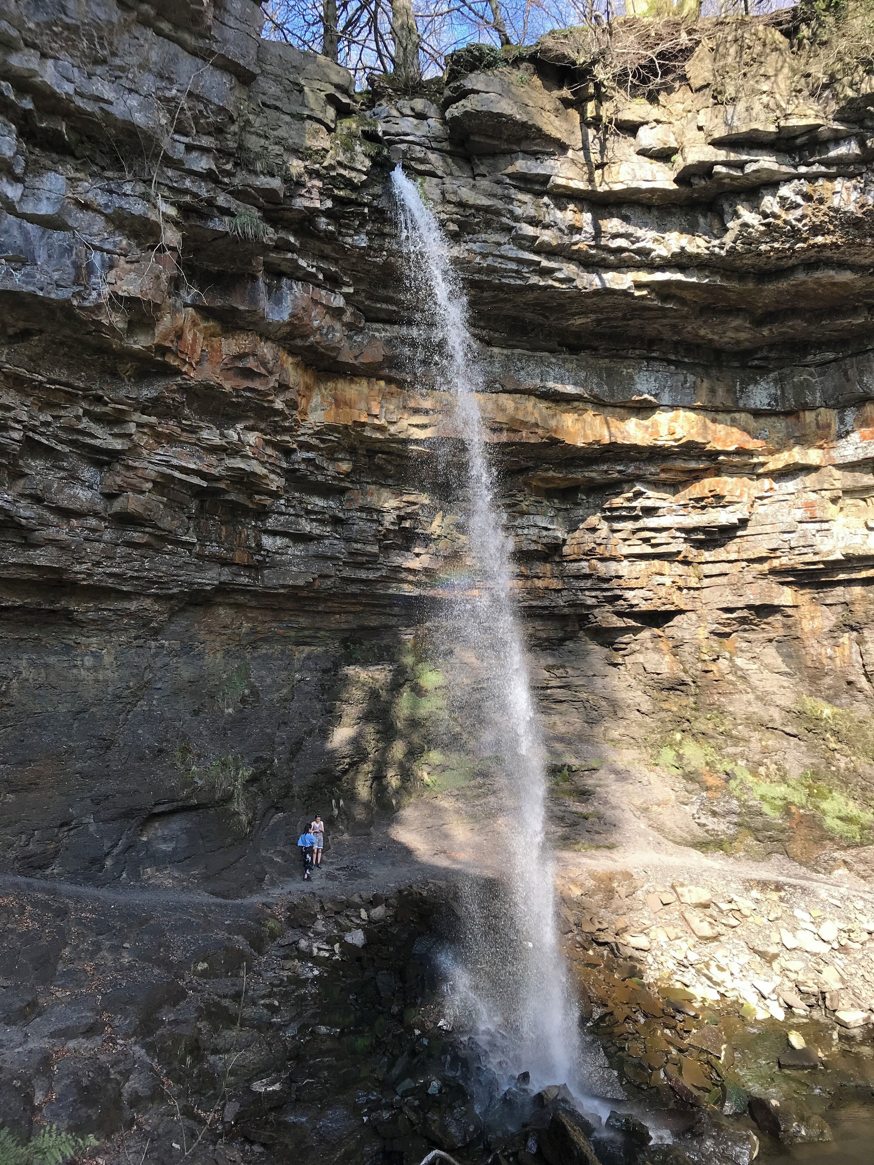 One of the tallest waterfalls in England. In the Yorkshire Dales.