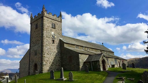 St. Michael and All Angels Church in the lovely Lakes village of Hawkshead.