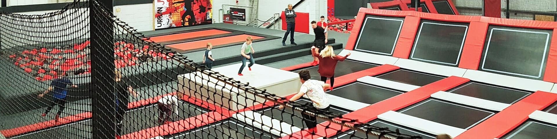 January 2017
A huge indoor trampoline park with a selection of trampolines and various play ares for adults and children alike. Great fun and my kind of exercise.