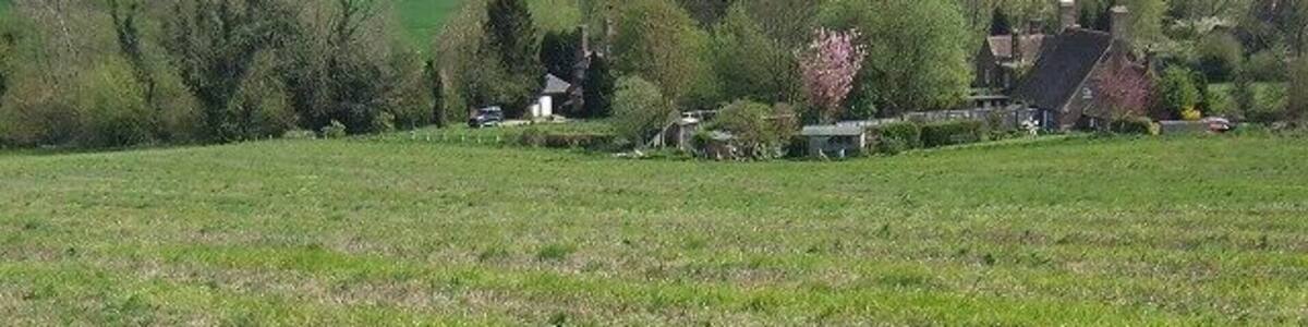 Spring in the Weald A pair of cottages in the village of Warbleton