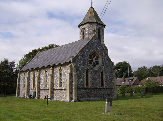 St John the Evangelist parish church, Stoke Row, Oxfordshire: view from the southeast