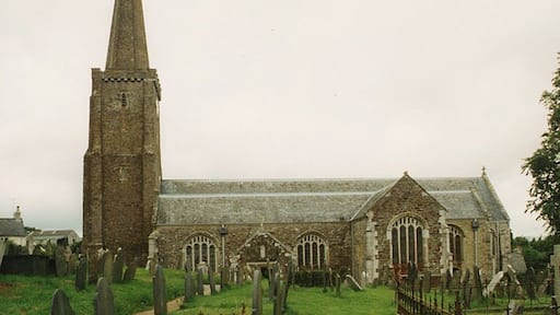 All Saints' parish church, Holbeton, Devon, seen from the south