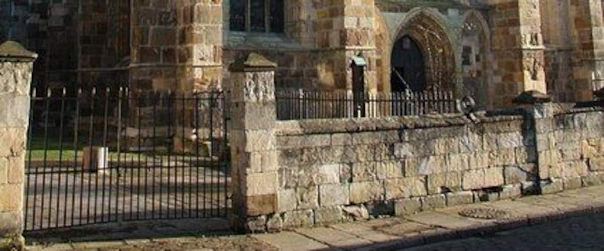Howden Minster, Howden, East Riding of Yorkshire, England West front of the Minster church of St.Peter & St.Paul
