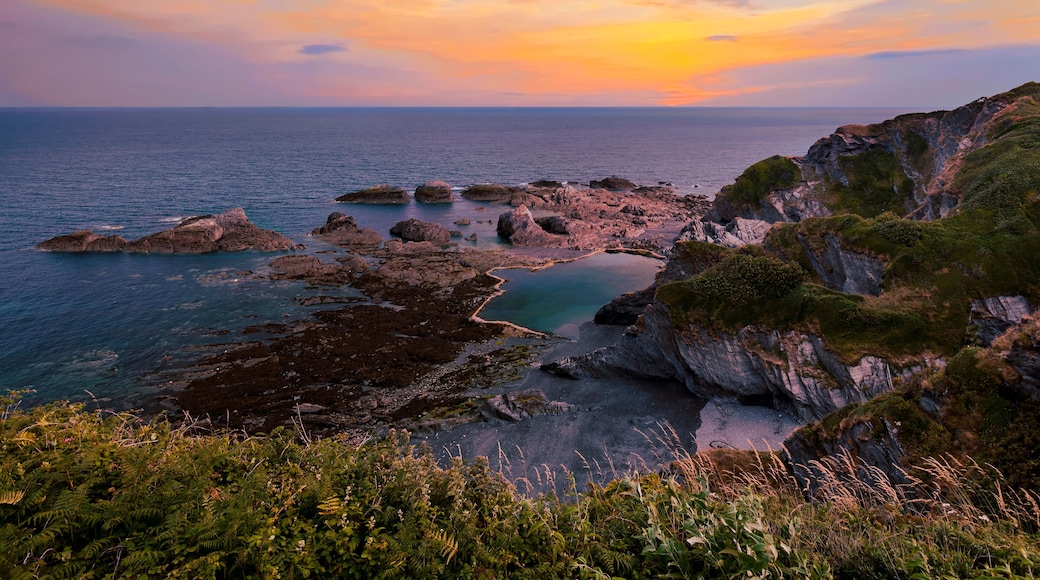 Tunnels Beaches in Ilfracombe, North Devon, England, UK