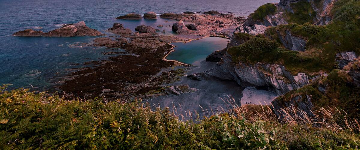 Tunnels Beaches in Ilfracombe, North Devon, England, UK