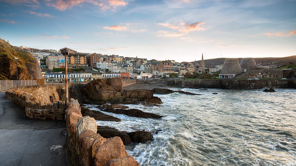The seaside town of Ilfracombe on the north coast of Devon; Shutterstock ID 509466868; purchase_order: SP-1332 HA Batch 2 August 2018; Order: ; client: HomeAway; other: To be paid with HA budget