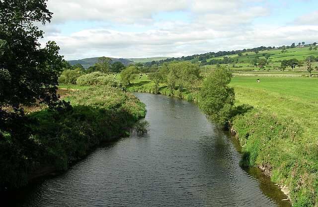 River Aire from Bridge on Keighley Road