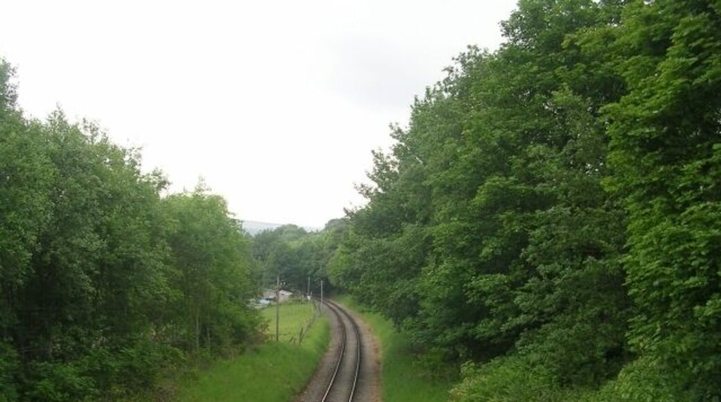 View from Bridge on Keighley & Worth Valley Line - Woodhouse Road
