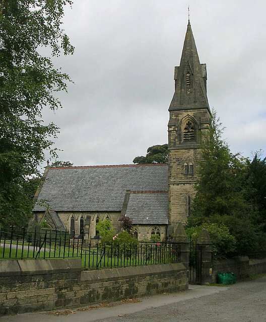 St Stephen's parish church, Steeton, West Yorkshire, seen from the south