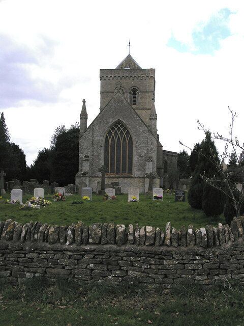 Church of England parish church of St Mary the Virgin, Kirtlington, Oxfordshire, viewed from the east.