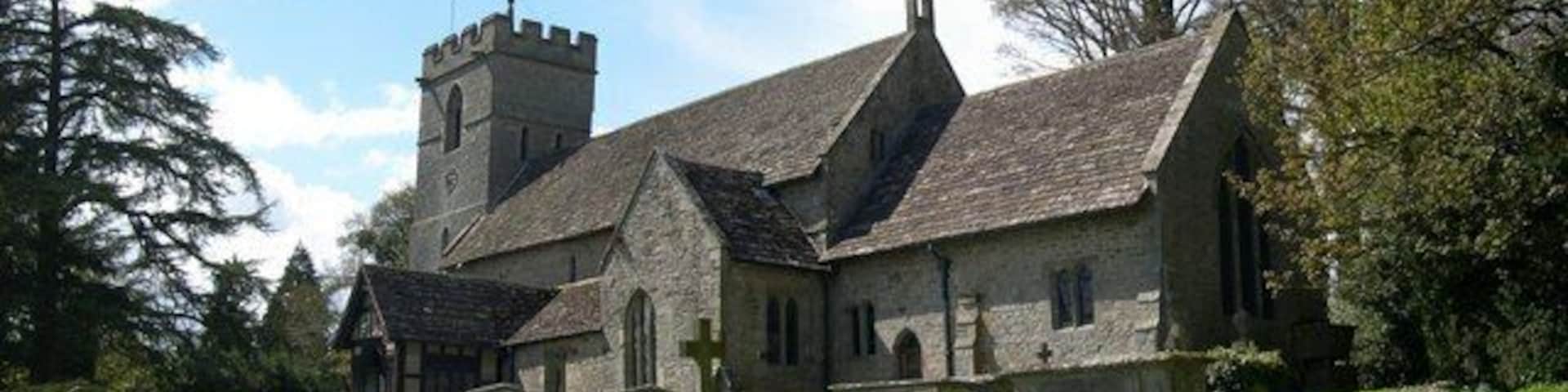 Parish church of St Michael and all Angels, Lyonshall, Herefordshire, seen from the east