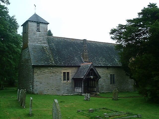 St Thomas of Canterbury parish church, Huntington, Herefordshire, seen from the south