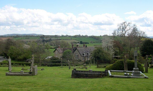 Old School, Lyonshall Kelly's Directory of 1900 shows a school roll of 138. Local children now go in all directions for primary and secondary education.