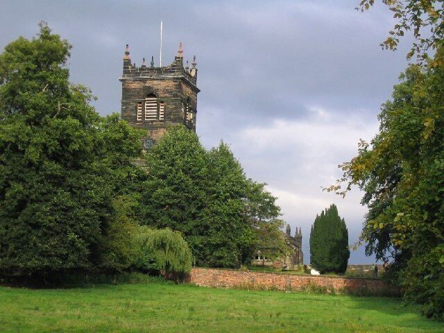 Parish church of St. Mary This view of the church was taken from SJ742836 looking east.
