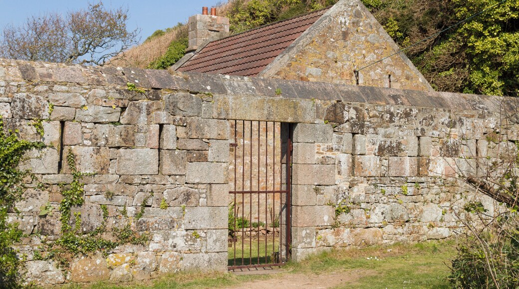Entrance to Le Câtel Fort, Jersey.