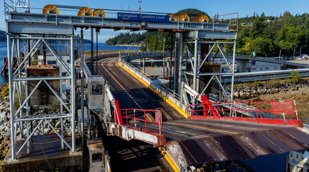 Port Langdale of the Sunshine coast of BC, Canada