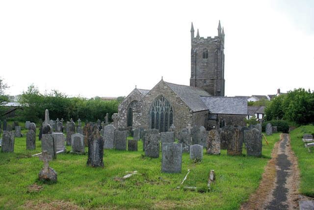 St Marnarch's Church, Lanreath This Church, dedicated to St Marnarch, is Norman with a 15th century south aisle & tower. A monument for Charles Grylls, who died in 1611, is in the chancel and there are village stocks in the porch.