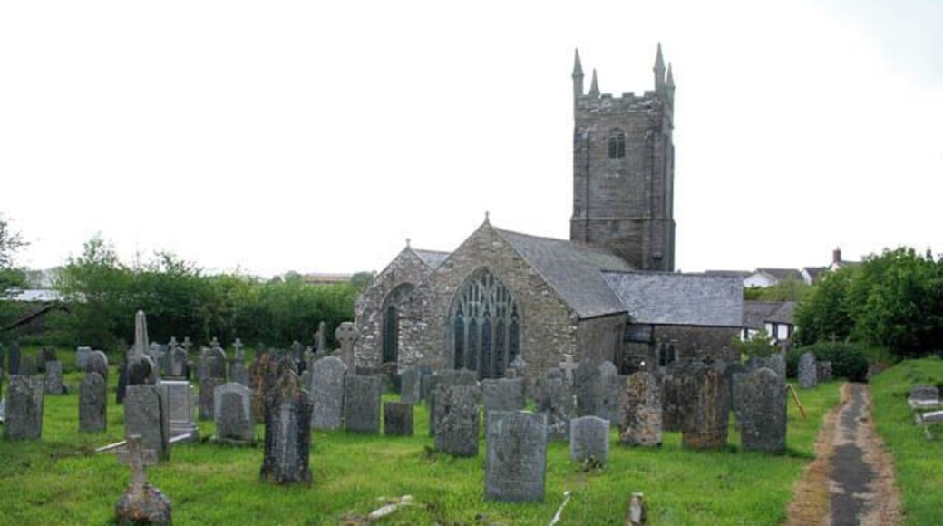 St Marnarch's Church, Lanreath This Church, dedicated to St Marnarch, is Norman with a 15th century south aisle & tower. A monument for Charles Grylls, who died in 1611, is in the chancel and there are village stocks in the porch.