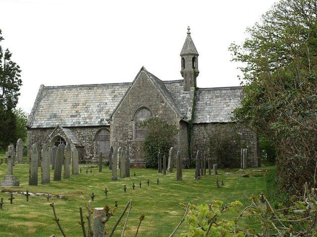Holy Trinity Church, Bolventor The church dates from 1848. It became cut off from the main part of the hamlet when the A30 dual carriageway was built, and closed in the 1990s. By the main gate is a planning application (dated April 2008) to convert it into 3-bedroomed residential accommodation. The churchyard is obviously well looked-after.