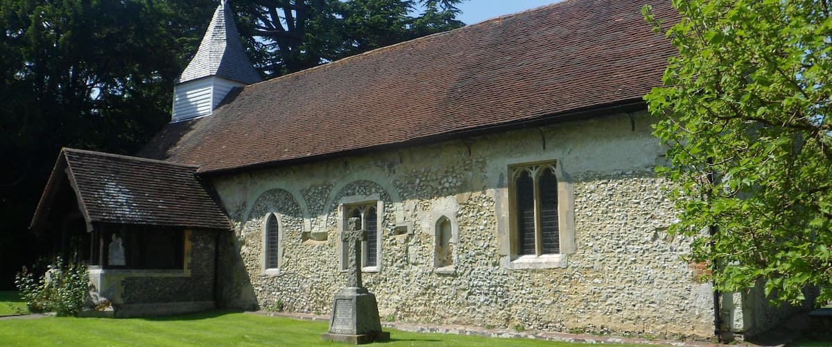 All Saints Church, House Lane, Little Bookham, District of Mole Valley, Surrey, England.