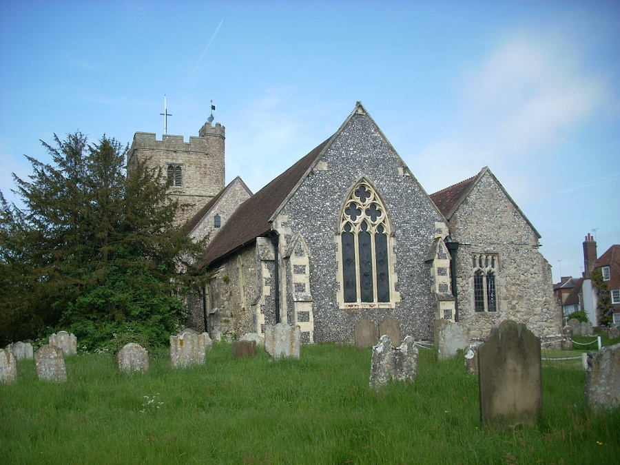 St. Mary's Church, Lenham, Kent, England.