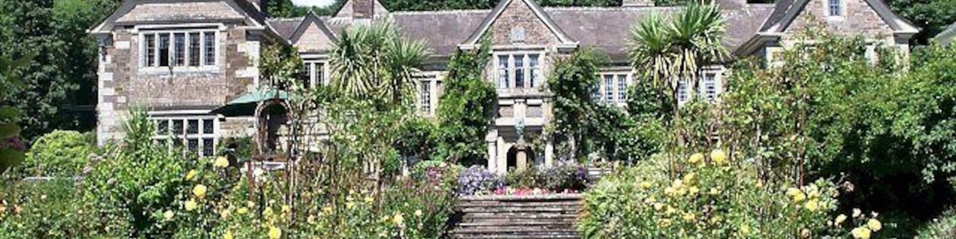 Lewtrenchard Manor. Once a manor for Lewtrenchard's famous squarson - Sabine Baring-Gould.