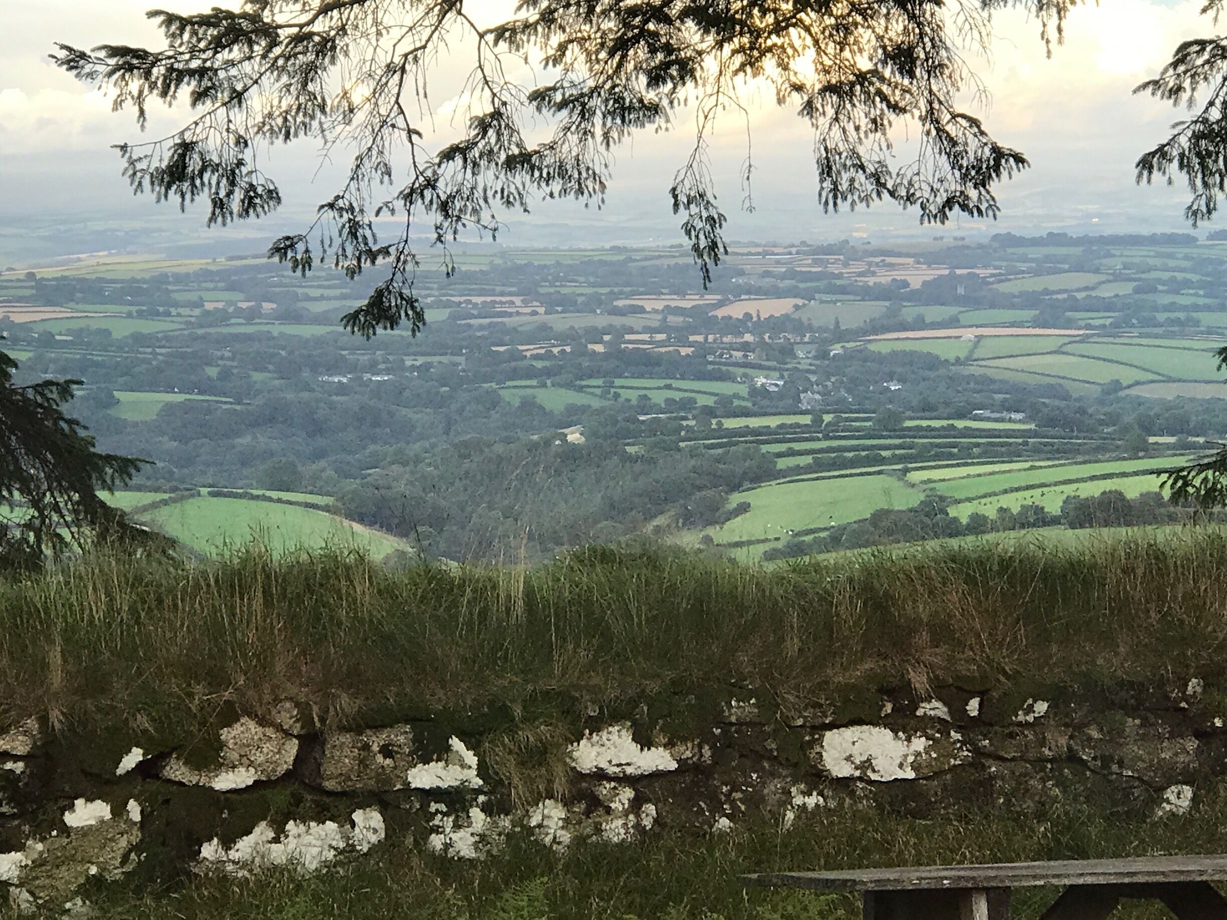 Now we are in Cornwall! A wonderful site called Cheesewring Farm, names after the stack of stones. This is the view from our caravan! 