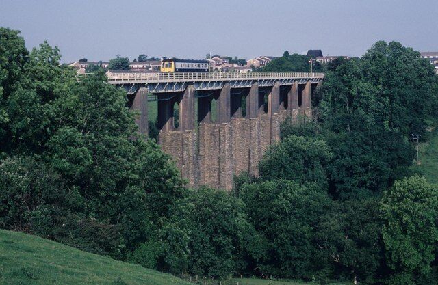 Liskeard viaduct summer morning