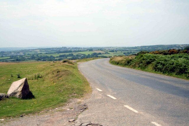 This way to Crows Nest The road across the moor to Crows Nest. Watch out for sheep on the road. It is very hot and heavy today, we can expect thunder storms later.