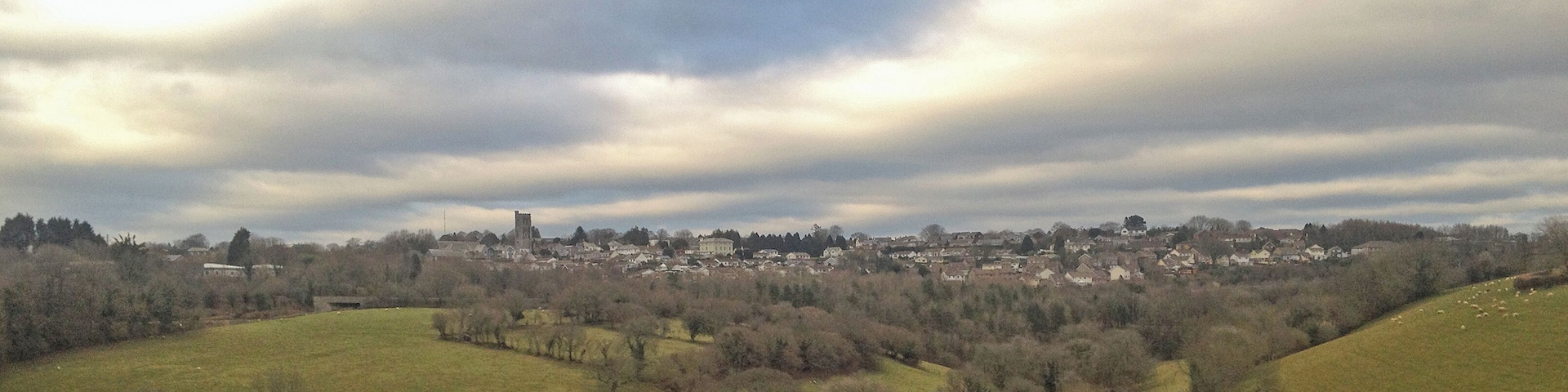 from the window of a train