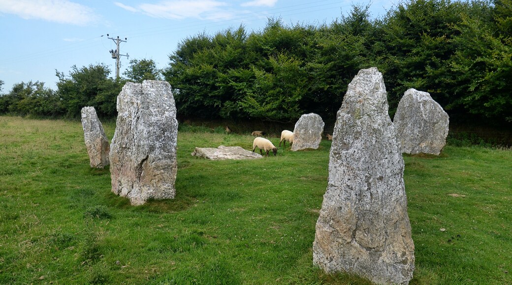 Small stone circle at Duloe, 150m south east of Stonetown Farm Wikidata has entry Q17644283 with data related to this item.