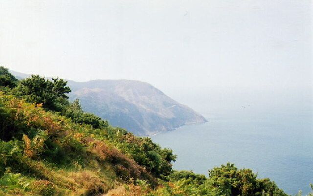 Countisbury: South West Coast Path. View north west to Foreland Point