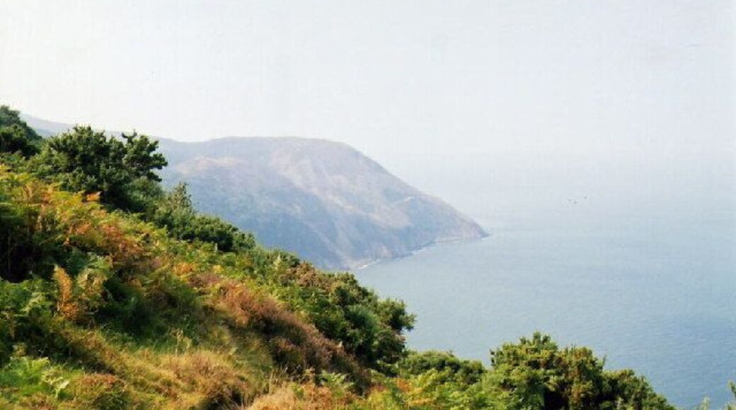 Countisbury: South West Coast Path. View north west to Foreland Point
