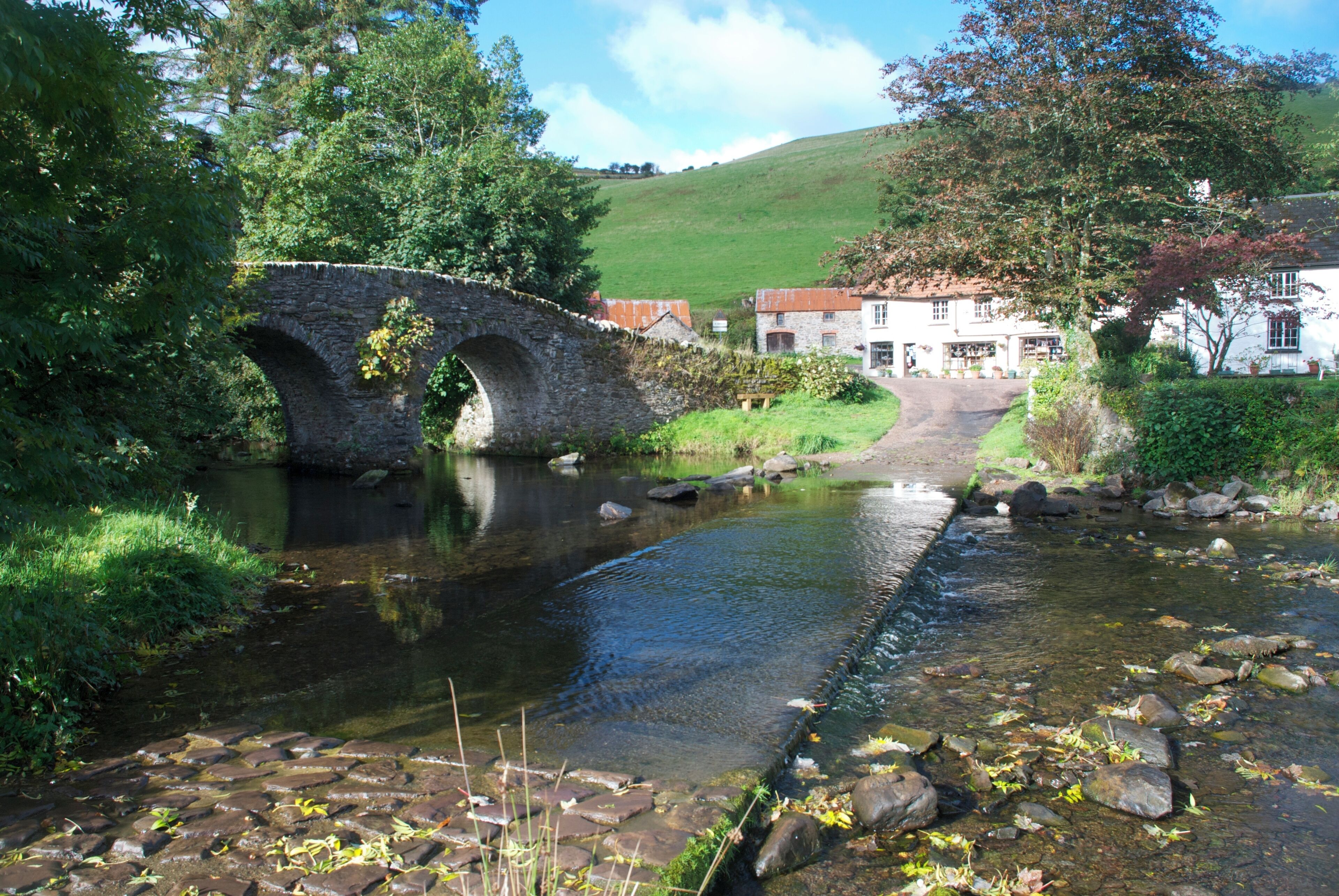 Malmsmead Ford. This ford on Badgworthy Water is found beside Lorna Doone Farm and Malmsmead Bridge and lies on the border between Devon and Somerset.