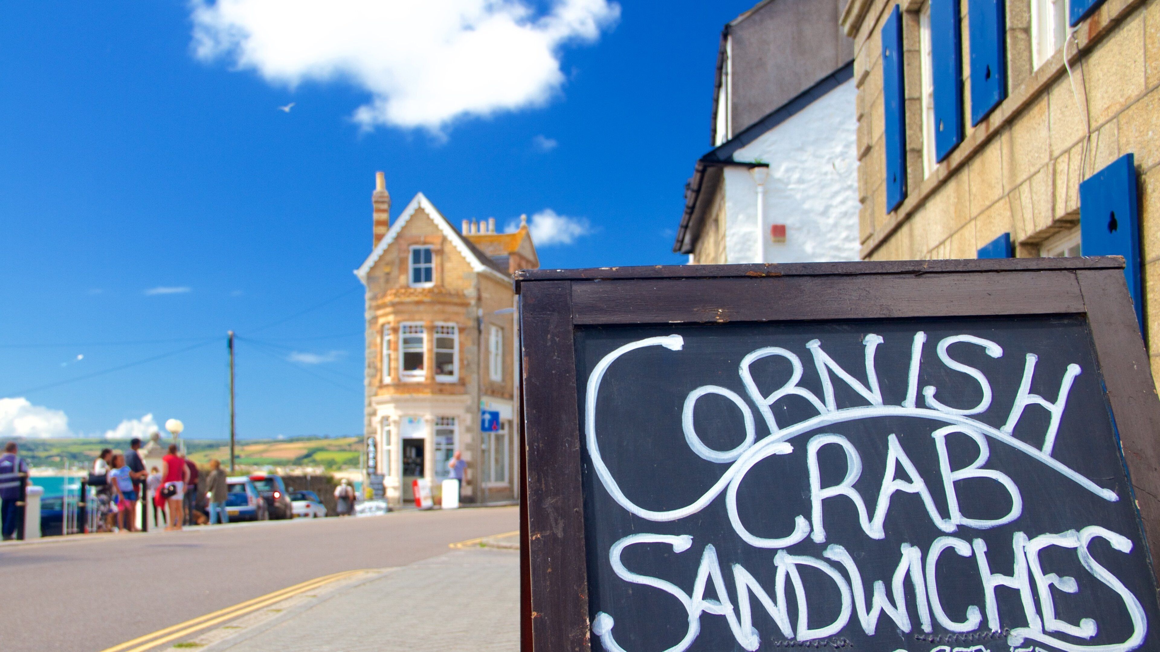 Marazion featuring signage