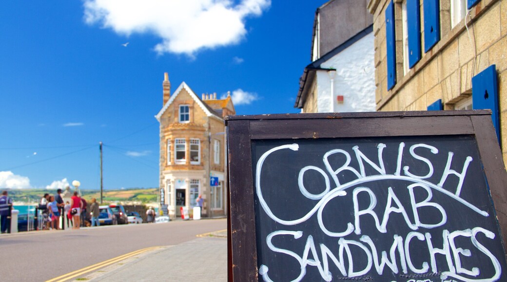 Marazion featuring signage